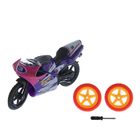 Мотоцикл металлический «Спортбайк» с запасными колесами, цвета МИКС - Фото 3