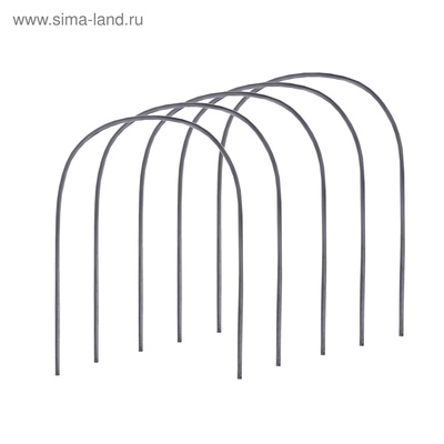 Дуги для парника, полиэтилен 2 м, d=20 мм, набор 5 шт.