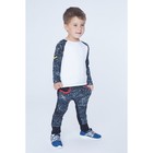 Брюки для мальчика, рост 110 см, цвет красный/карбон милитари Бр-194 - Фото 1