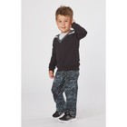 Толстовка для мальчика, рост 104 см, цвет чёрный/карбон милитари Дж-197 - Фото 2