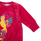 Комбинезон детский, рост 80 см, цвет малиновый - Фото 5