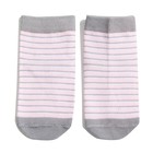 Набор детских носков (3 пары) "Кот" цвет розовый, р-р 8, 3-6 мес - Фото 2