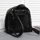 Рюкзак-сумка L-7064, 28*14*24, отдел на молнии, 2 н/кармана, черный - Фото 2