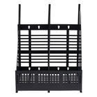 Лоток для бумаг сборный, вертикальный, LINE, 2 отделения, чёрный 3034862