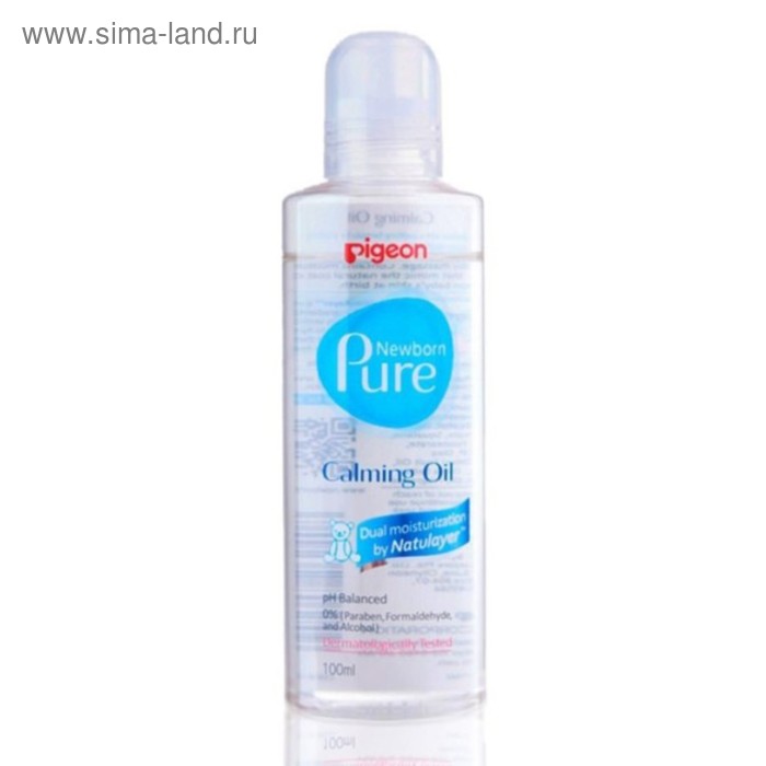 Успокаивающее масло PIGEON Newborn Pure Calming Oil, 0+ мес, 100 мл - Фото 1