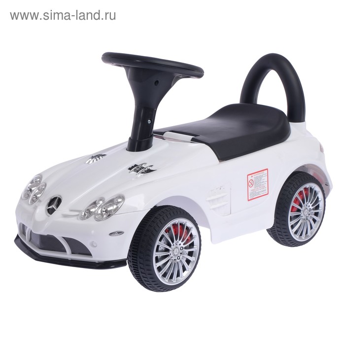 Толокар «Mercedes-Benz SLR McLaren Roadster», цвет белый - Фото 1