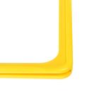 Рама из ударопрочного пластика с закругленными углами А4, без протектора, жёлтая - Фото 2