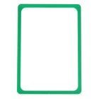 Рама из ударопрочного пластика с закругленными углами А4, без протектора, цвет зелёный - Фото 2