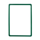 Рама из ударопрочного пластика с закругленными углами А4, без протектора, цвет зелёный - Фото 8