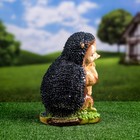 Садовая фигура "Еж с лопатой", разноцветная, гипс, 28 см - Фото 2