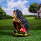 Садовая фигура "Еж с лопатой", разноцветная, гипс, 28 см - Фото 4