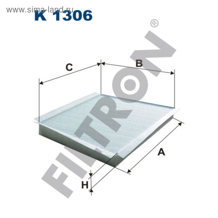 Фильтр салонный FILTRON K1306 - Фото 1