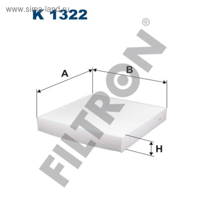 Фильтр салонный FILTRON K1322 - Фото 1