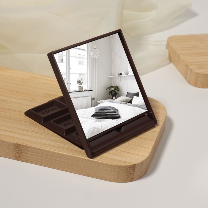 Зеркало складное «Шоколадное чудо», 7,5 × 8,5 см, цвет МИКС - фото 1886142871