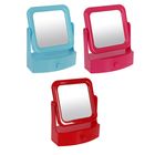 Зеркало настольное, прямоугольное, двустороннее, с увеличением, с выдвижным ящичком, цвета МИКС - Фото 4