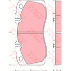 Колодки тормозные TRW GDB5068 - Фото 2