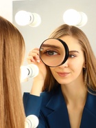 Зеркало макияжное, увеличение ×5, на присосках, d=9 см, чёрное - Фото 7