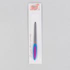 Пилка металлическая для ногтей, прорезиненная ручка, 15 см, на блистере, цвет МИКС - Фото 3