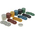 Покер, набор для игры (карты 2 колоды, фишки 120 шт.), с номиналом, 40 х 60 см - фото 8215116