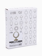 Зеркало декоративное, с увеличением х2, двустороннее, 13.8×17 см, (d=10 см), цвет золотой - Фото 5