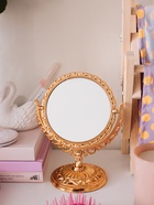 Зеркало декоративное, с увеличением х2, двустороннее, 13.8×17 см, (d=10 см), цвет бронзовый - Фото 5