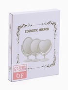 Зеркало декоративное, с увеличением х2, двустороннее, 13.8×17 см, (d=10 см), цвет бронзовый - Фото 7