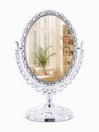 Зеркало декоративное, с увеличением х2, двустороннее, 13×20 см, (9×12 см), цвет серебряный - Фото 3