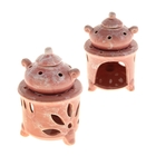 Аромалампа для эфирных масел «Чайник на колонне», под мрамор, 12×8.5×8.5 см, МИКС - Фото 1