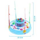 Рыбалка «Подводный мир», двухъярусная, 26 рыбок, 4 удочки, световые и звуковые эффекты, МИКС - Фото 2