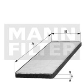 Фильтр салонный MANN-FILTER CU1910