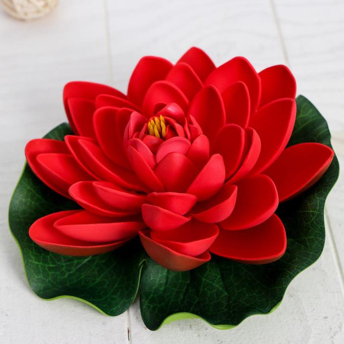 Декор «Кувшинка плавающая», d=17 см, МИКС - Фото 1