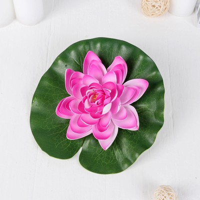 Декор кувшинка плавающая d-20 см