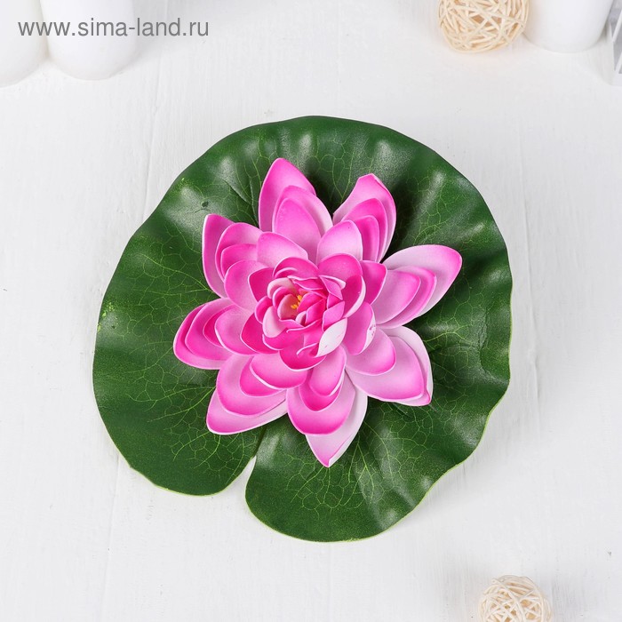 Декор кувшинка плавающая d-20 см - Фото 1