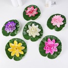 Декор кувшинка плавающая d-20 см - Фото 3