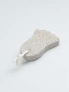 Пемза для педикюра «Ступня», с подвесом, 9×6 см, в коробке, белая - Фото 2