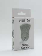 Пемза для педикюра «Ступня», с подвесом, 9×6 см, в коробке, белая - Фото 6