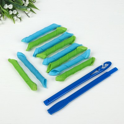 Бигуди «Волшебный локон», d = 2 см, 10 - 17 см, 10 шт, цвет МИКС