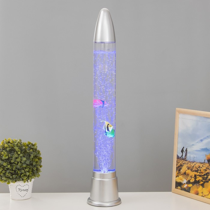 Светильник "Ракета" LED, лава, аквариум, h=70 см - фото 1906761359