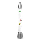 Лава - лампа RISALUX «Ракета-аквариум», подсветка, RGB, от сети 220 В, серебристая, 10×10×70 см - Фото 11