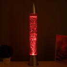 Лава - лампа RISALUX «Ракета-аквариум», подсветка, RGB, от сети 220 В, серебристая, 10×10×70 см - Фото 5