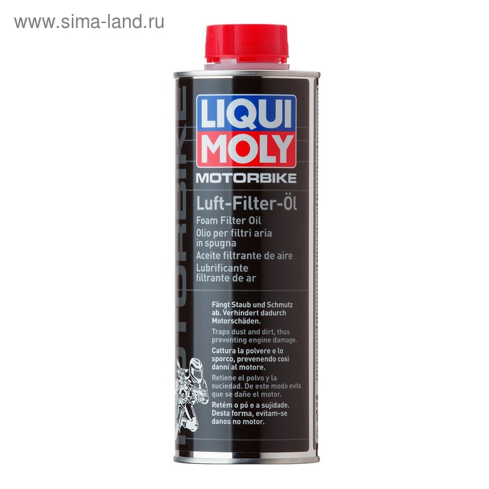 Средство для пропитки фильтров LiquiMoly Motorbike Luft-Filter-Oil, 0,5 л (1625) - Фото 1