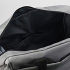 Сумка дорожная, отдел на молнии, наружный карман, цвет серый - Фото 5