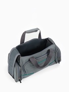 Сумка спортивная на молнии, 3 наружных кармана, большой размер, цвет серый - фото 65283776