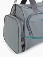 Сумка спортивная на молнии, 3 наружных кармана, большой размер, цвет серый - фото 65283777