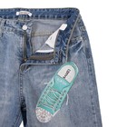 Комплект женский (футболка, джинсы) 031, цвет белый, р-р 44 рост 175 - Фото 13