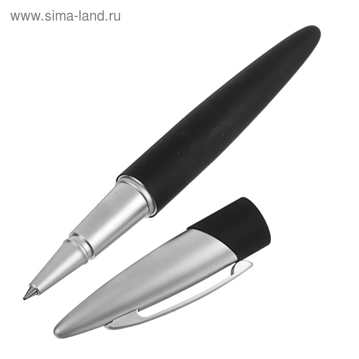 Ручка роллер Scrinova Countera Schwarz стержень тип G2 (объемный для ручки Parker), хром 83304 - Фото 1