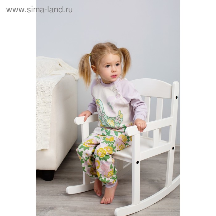 Пижама для девочки, рост 110 см, цвет сиреневый 171-245-14 - Фото 1