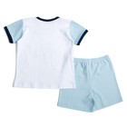 Пижама для мальчика "Мишки-Тедди", рост 110-116 см, цвет бирюзовый т109 - Фото 2