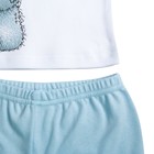 Пижама для мальчика "Мишки-Тедди", рост 110-116 см, цвет бирюзовый т109 - Фото 6