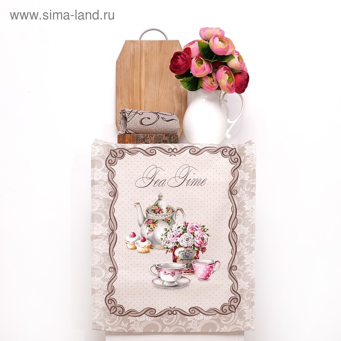 Полотенце DomoVita Прованс, цвет МИКС, 45х60 см, хлопок 100%, 170 г/м² - Фото 1